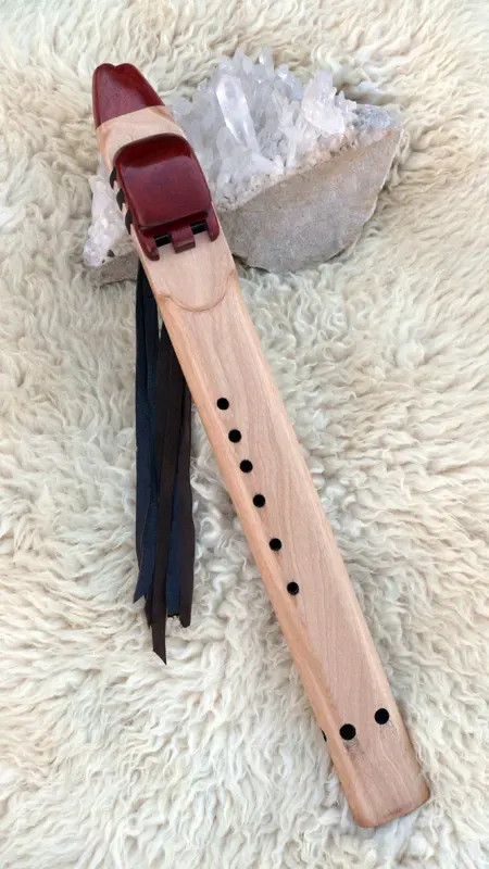 Native American Style Drone Flute 7 Hole Key of F sharp — product photo