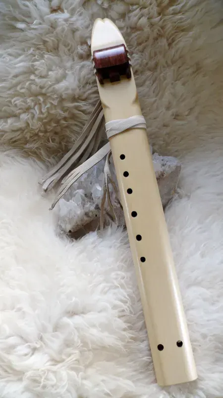 7 Hole Alaskan Yellow Cedar Drone Flute in the Key of Low D — product photo