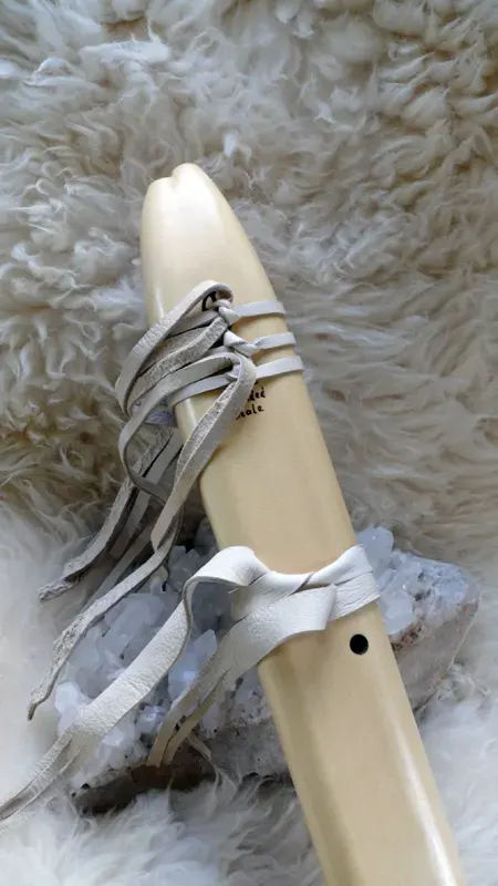 7 Hole Alaskan Yellow Cedar Drone Flute in the Key of Low D — product photo