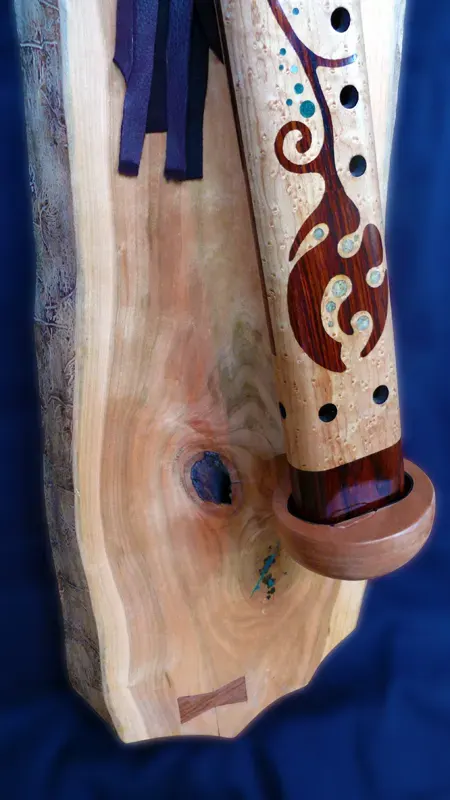 Collector's Edition - Bird's Eye Maple and Cocobolo Drone Flute — product photo