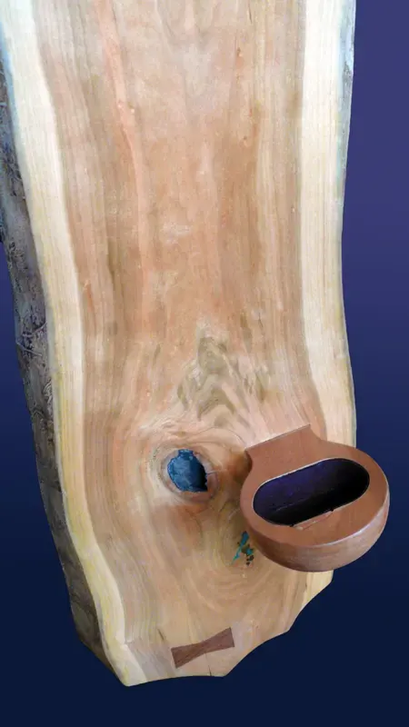 Collector's Edition - Bird's Eye Maple and Cocobolo Drone Flute — product photo