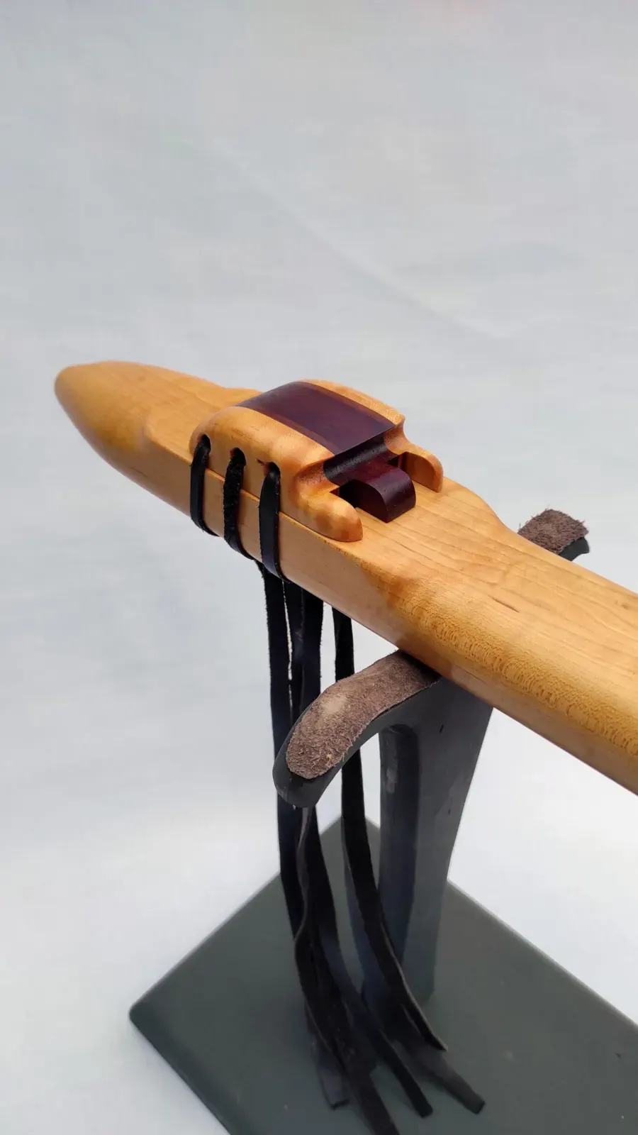 Native American Style 7 Hole Drone flute in the Key of F-sharp — product photo