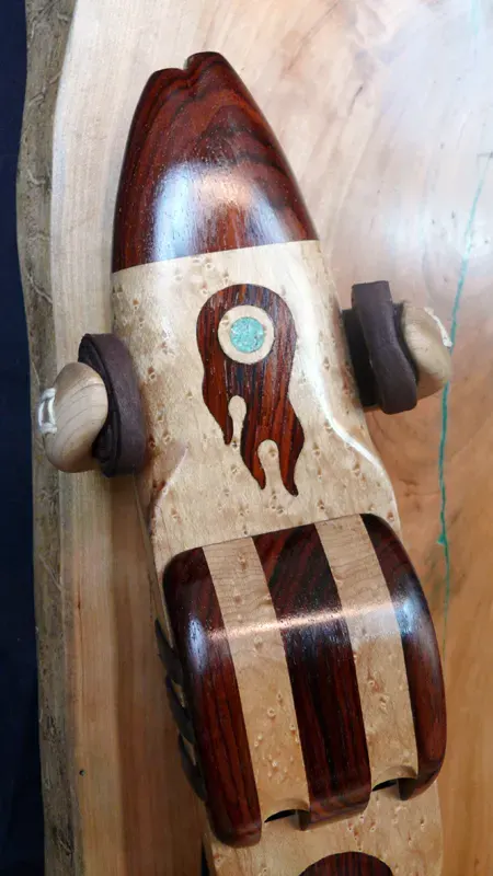 Collector's Edition - Bird's Eye Maple and Cocobolo Drone Flute — product photo