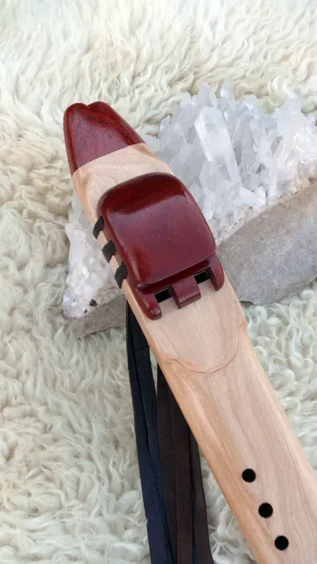 Native American Style Drone Flute 7 Hole Key of F sharp — product photo