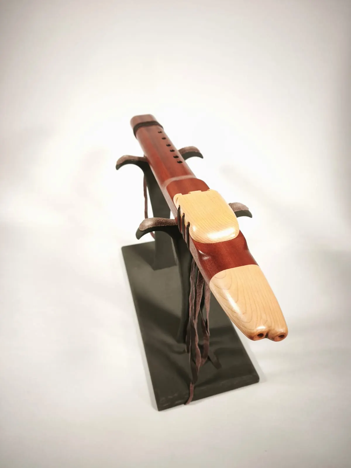 Sapele and Maple drone flute in the key of F# — photo 2